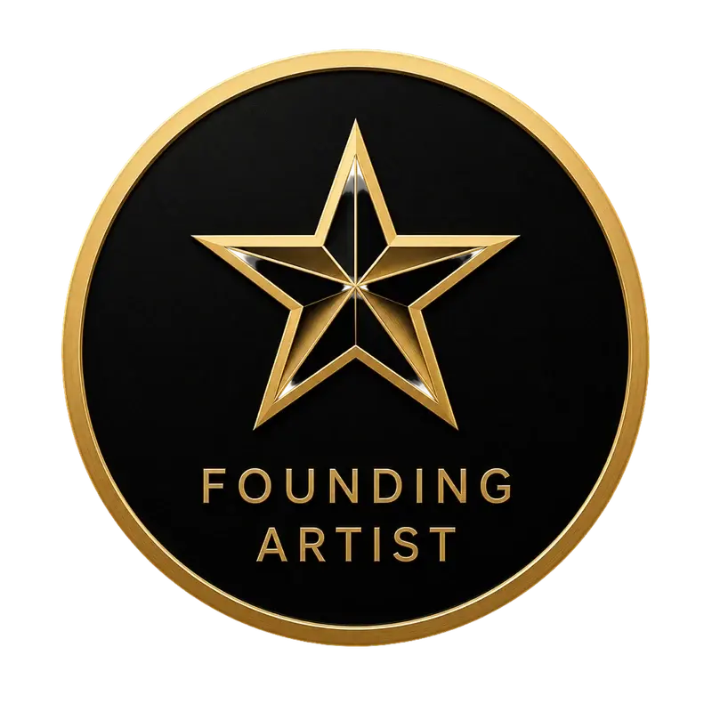 Art-ist.Club Founding Artist Badge